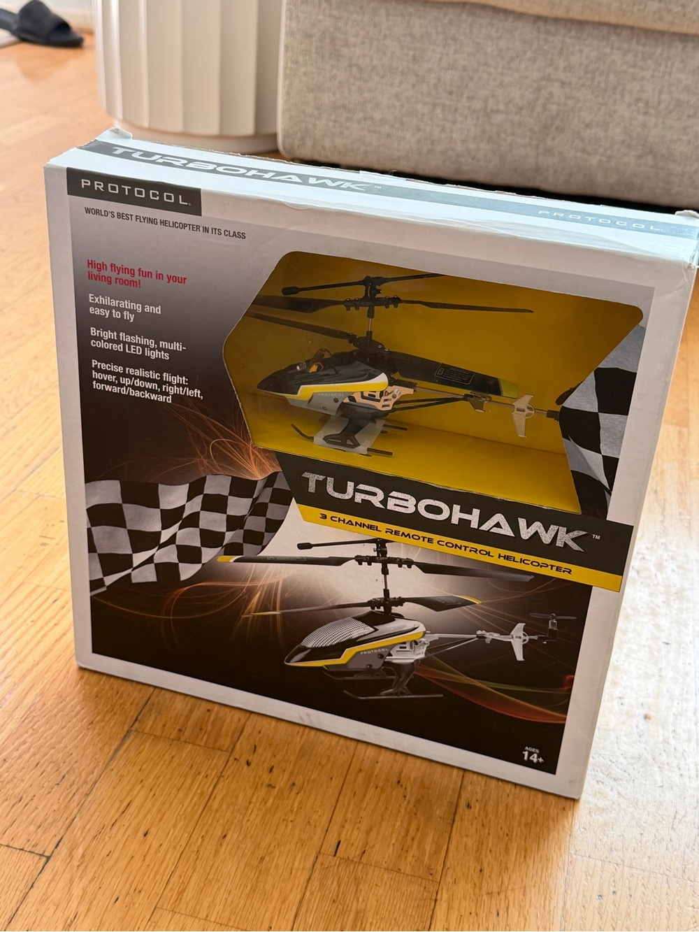 Remote Control Helicopter - Yellow & Black